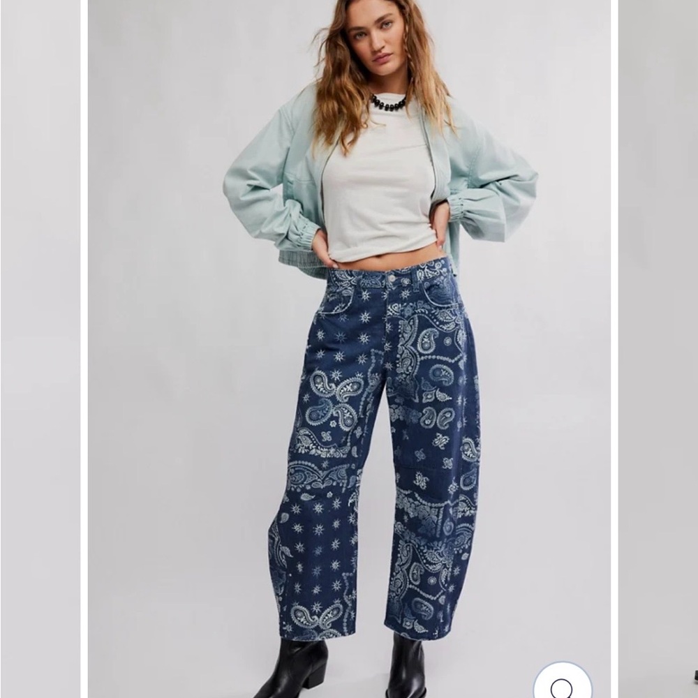 We The Free Good Luck Printed Barr Jean